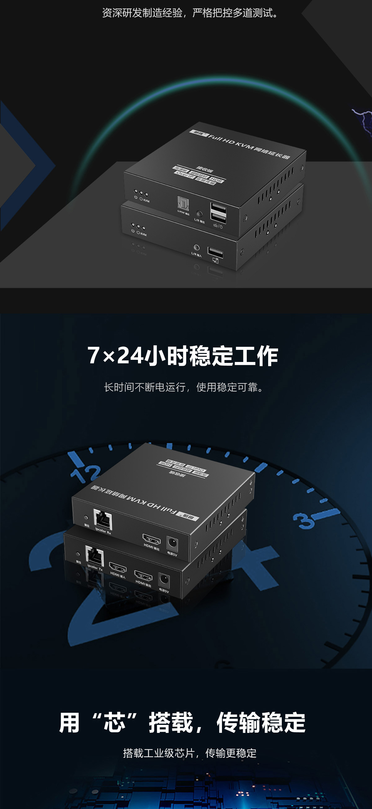 KVM IP延长器 KVM IP延长器